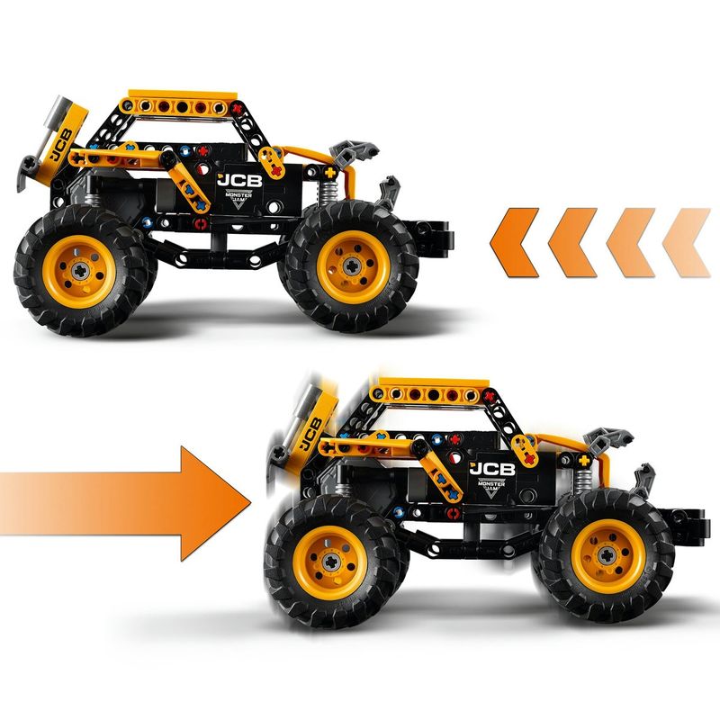 Jucarii, Copii si Bebe - Jucarii si jocuri - Seturi de constructie si cuburi - Seturi de constructie - Lego technic monster jam digatron pull-back 42199 - Infinity.ro
