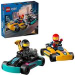 Jucarii, Copii si Bebe - Jucarii si jocuri - Seturi de constructie si cuburi - Seturi de constructie - Lego city carturi si piloti de curse 60400 - Infinity.ro