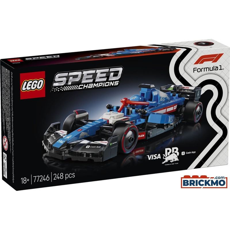 Jucarii, Copii si Bebe - Jucarii si jocuri - Seturi de constructie si cuburi - Seturi de constructie - Lego speed champions masina de curse f1 visa cash app rb vcarb 01 77246 - Infinity.ro