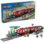 Jucarii, Copii si Bebe - Jucarii si jocuri - Seturi de constructie si cuburi - Seturi de constructie - Lego city trains statie si tramvai in centrul orasului 60423 - Infinity.ro