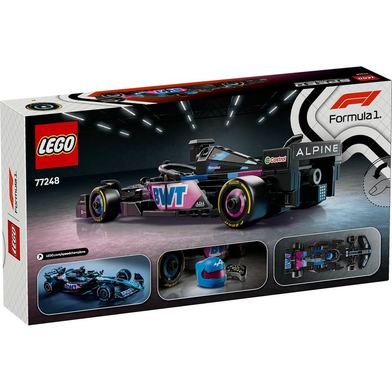 Jucarii, Copii si Bebe - Jucarii si jocuri - Seturi de constructie si cuburi - Seturi de constructie - Lego speed champions masina de curse f1 bwt alpine 77248 - Infinity.ro