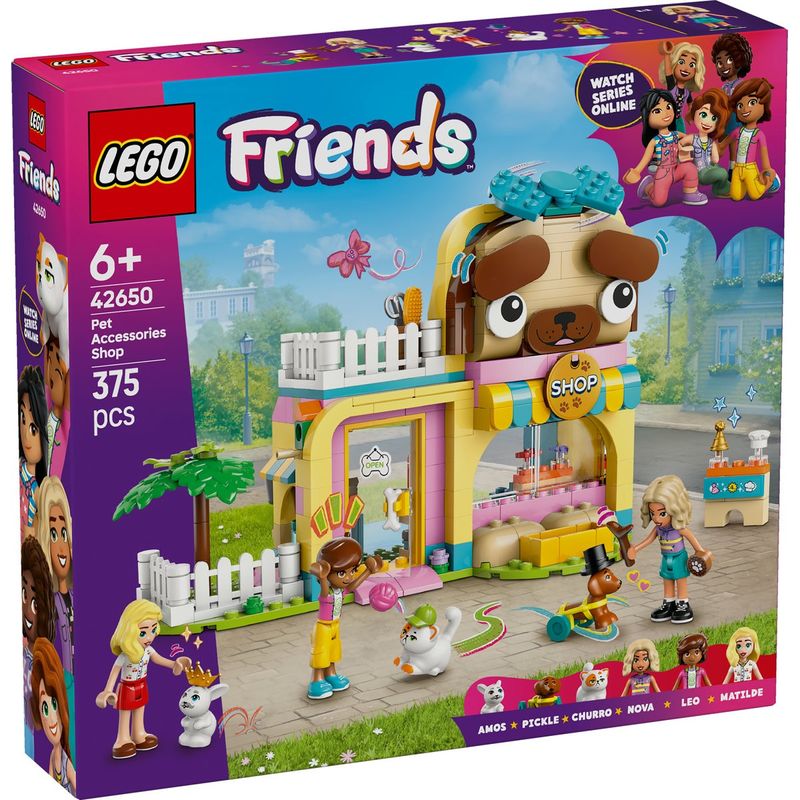 Jucarii, Copii si Bebe - Jucarii si jocuri - Seturi de constructie si cuburi - Seturi de constructie - Lego friends magazin de accesorii pentru animale de companie 42650 - Infinity.ro
