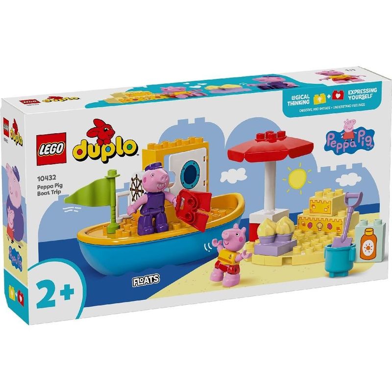 Jucarii, Copii si Bebe - Jucarii si jocuri - Seturi de constructie si cuburi - Seturi de constructie - Lego duplo excursia cu barca a purcelusei peppa 10432 - Infinity.ro