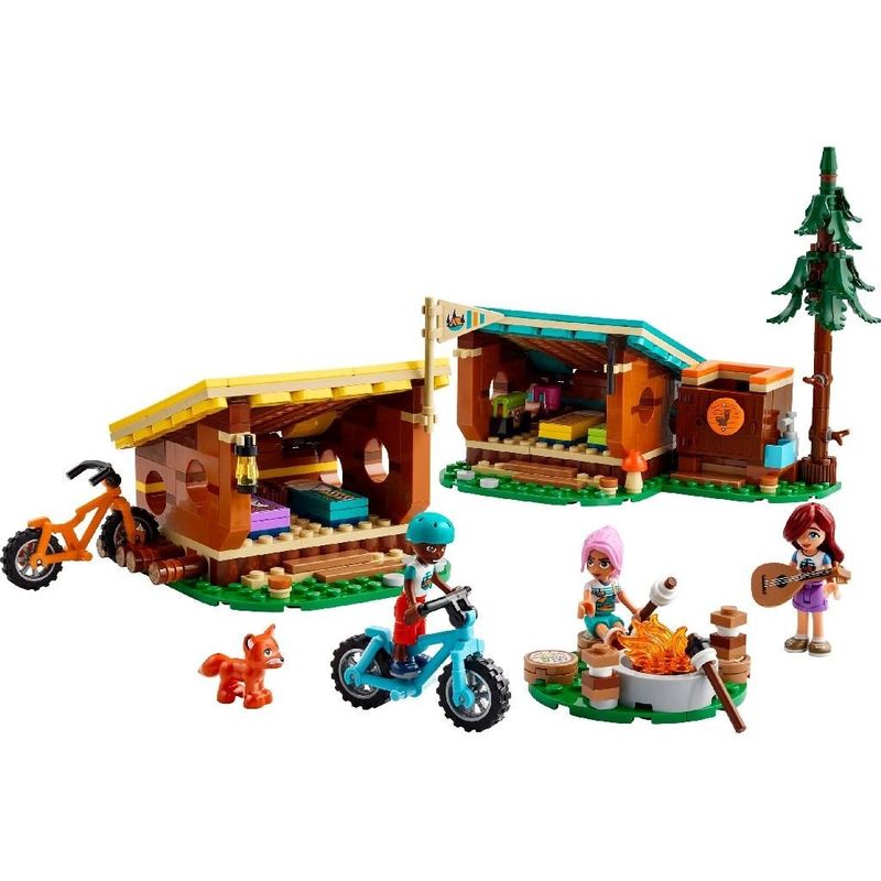 Jucarii, Copii si Bebe - Jucarii si jocuri - Seturi de constructie si cuburi - Seturi de constructie - Lego friends cabane confortabile in tabara de aventuri 42624 - Infinity.ro