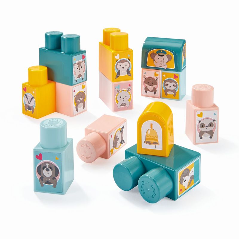 Jucarii, Copii si Bebe - Jucarii si jocuri - Seturi de constructie si cuburi - Seturi de constructie - Ecoiffier tren cu animale - Infinity.ro