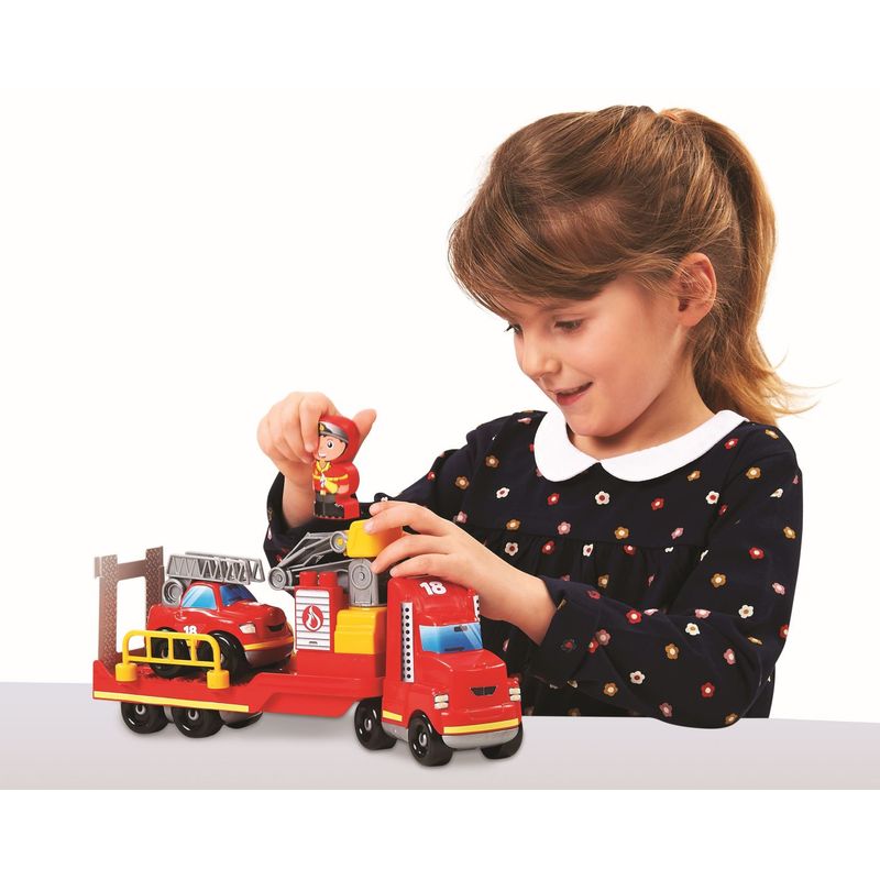 Jucarii, Copii si Bebe - Jucarii si jocuri - Seturi de constructie si cuburi - Seturi de constructie - Ecoiffier abrick camion de pompieri - Infinity.ro