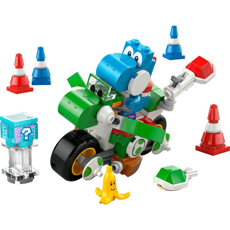 Jucarii, Copii si Bebe - Jucarii si jocuri - Seturi de constructie si cuburi - Seturi de constructie - Lego super mario mario kart yoshi bike 72031 - Infinity.ro