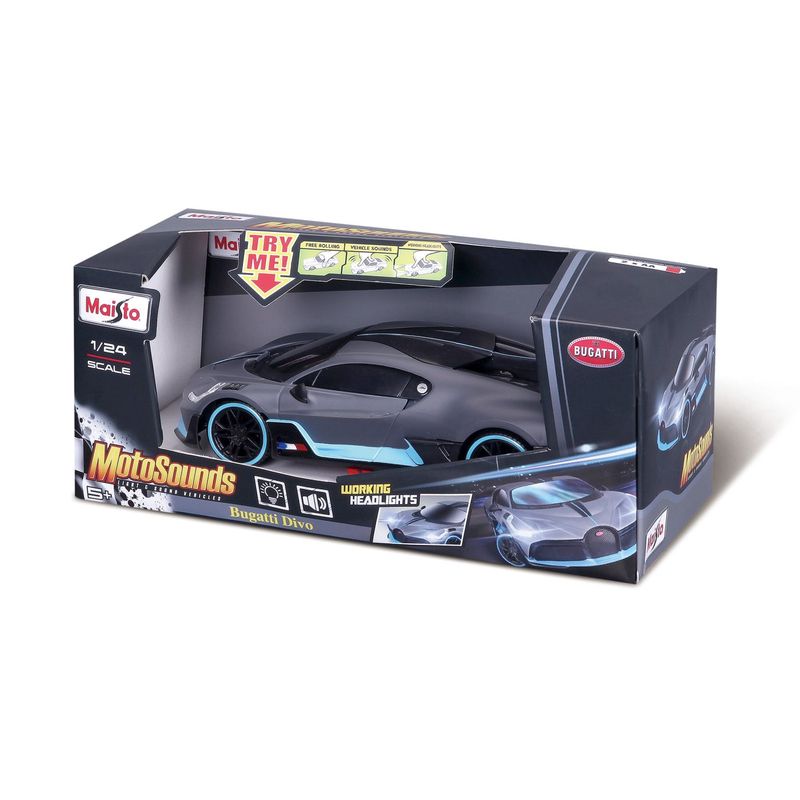 Jucarii, Copii si Bebe - Jucarii si jocuri - Vehicule si jucarii cu telecomanda - Masinute - Maisto masinuta cu sunete si lumini bugatti divo scara 1 la 24 - Infinity.ro