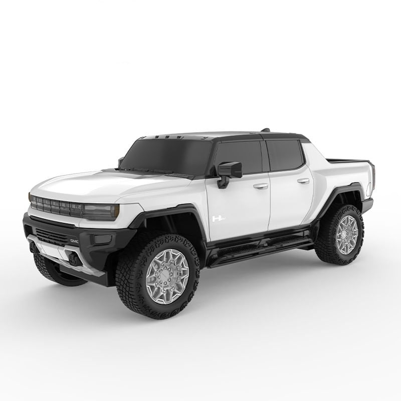 Jucarii, Copii si Bebe - Jucarii si jocuri - Vehicule si jucarii cu telecomanda - Masinute - Masina cu telecomanda hummer ev alb cu scara 1 la 24 - Infinity.ro