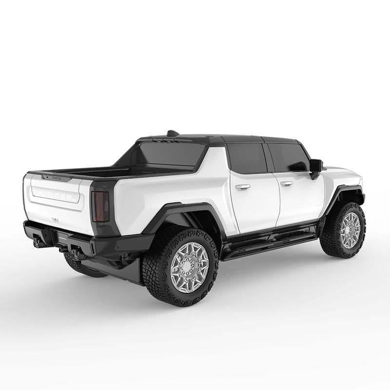 Jucarii, Copii si Bebe - Jucarii si jocuri - Vehicule si jucarii cu telecomanda - Masinute - Masina cu telecomanda hummer ev alb cu scara 1 la 24 - Infinity.ro