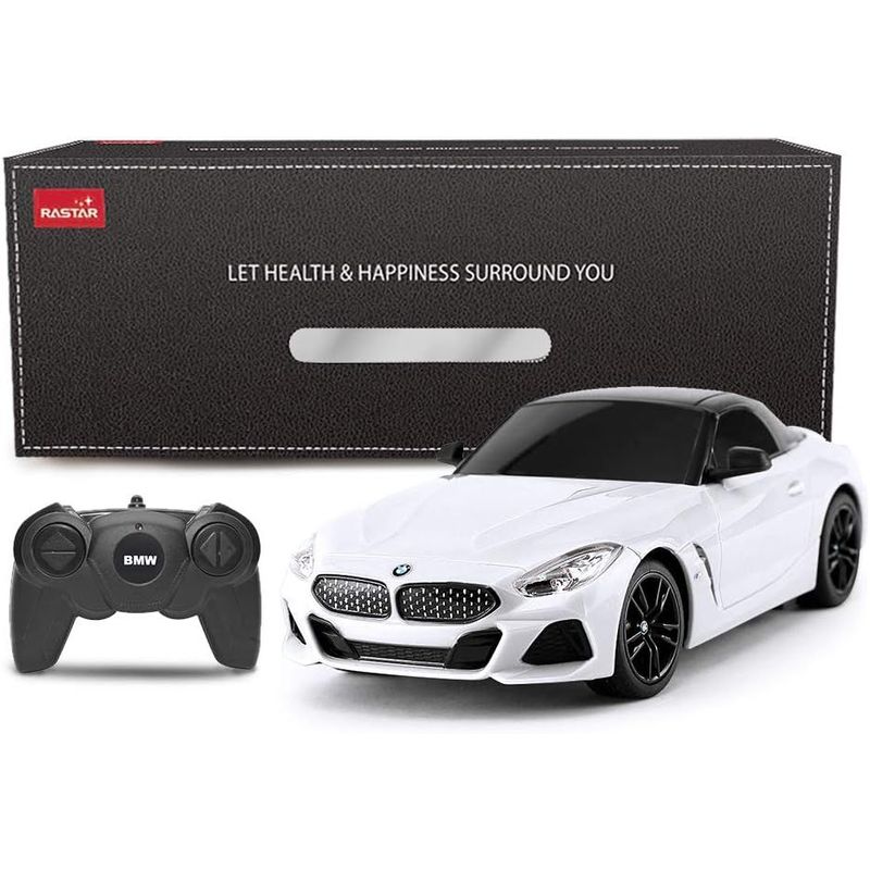 Jucarii, Copii si Bebe - Jucarii si jocuri - Vehicule si jucarii cu telecomanda - Masinute - Masina cu telecomanda bmw z4 roadster alb scara 1 la 18 - Infinity.ro