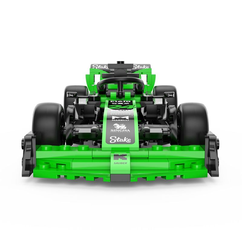 Jucarii, Copii si Bebe - Jucarii si jocuri - Vehicule si jucarii cu telecomanda - Masinute - Masinuta construibila kick sauber c44 f1 stake scara 1 la 24 - Infinity.ro