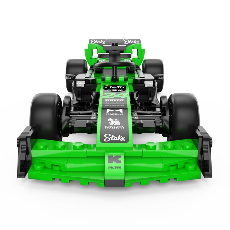 Jucarii, Copii si Bebe - Jucarii si jocuri - Vehicule si jucarii cu telecomanda - Masinute - Masinuta construibila kick sauber c44 f1 stake scara 1 la 24 - Infinity.ro