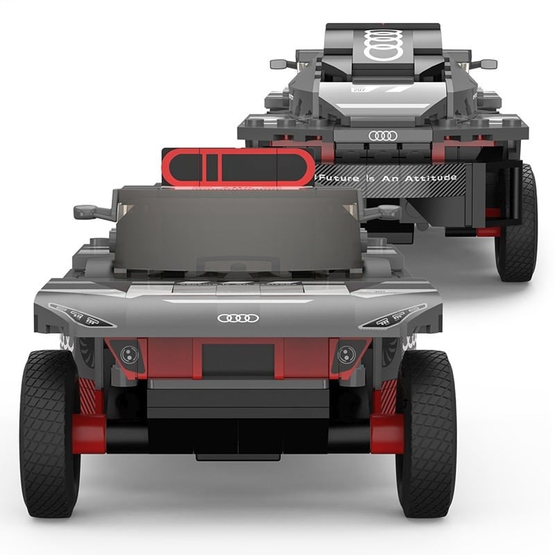 Jucarii, Copii si Bebe - Jucarii si jocuri - Vehicule si jucarii cu telecomanda - Masinute - Masinuta construibila audi rs q e tron scara 1 la 30 - Infinity.ro