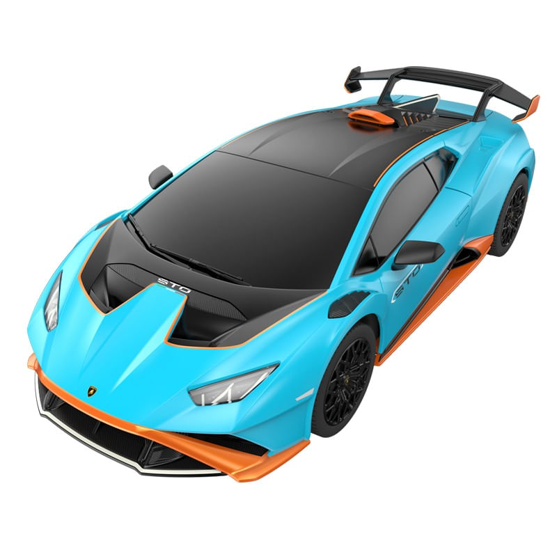 Jucarii, Copii si Bebe - Jucarii si jocuri - Vehicule si jucarii cu telecomanda - Masinute - Masina cu telecomanda lamborghini huracan sto cu scara 1 la 24 - Infinity.ro