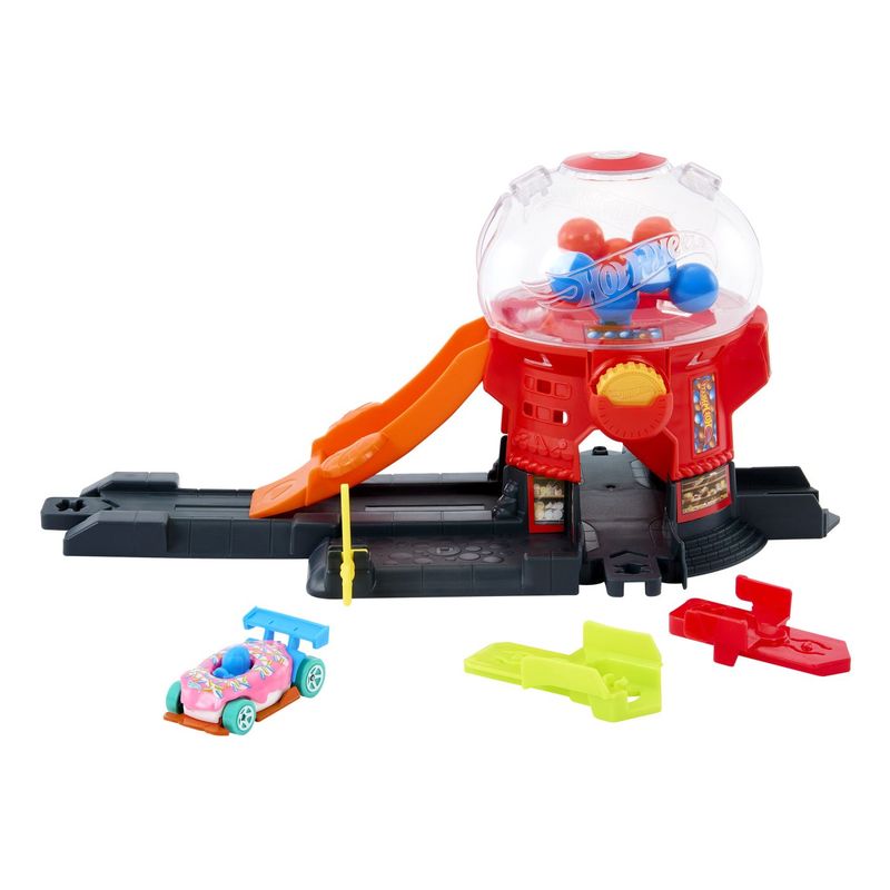 Jucarii, Copii si Bebe - Jucarii si jocuri - Vehicule si jucarii cu telecomanda - Masinute - Hot wheels city magazin de bomboane - Infinity.ro