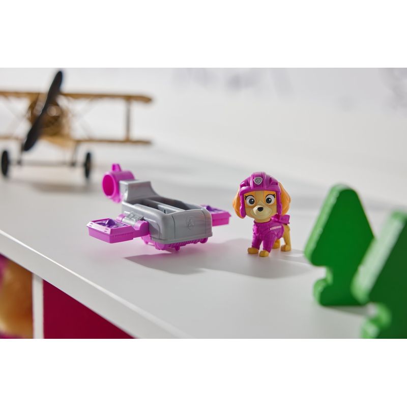 Jucarii, Copii si Bebe - Jucarii si jocuri - Vehicule si jucarii cu telecomanda - Masinute - Patrula catelusilor action pups set vehicul de salvare hoverboard si figurina skye 5 cm - Infinity.ro