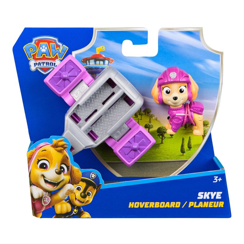 Jucarii, Copii si Bebe - Jucarii si jocuri - Vehicule si jucarii cu telecomanda - Masinute - Patrula catelusilor action pups set vehicul de salvare hoverboard si figurina skye 5 cm - Infinity.ro