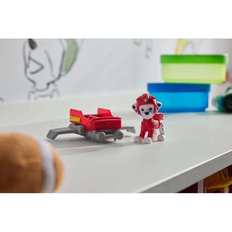 Jucarii, Copii si Bebe - Jucarii si jocuri - Vehicule si jucarii cu telecomanda - Masinute - Patrula catelusilor action pups set vehicul de salvare hoverboard si figurina marshall 5 cm - Infinity.ro