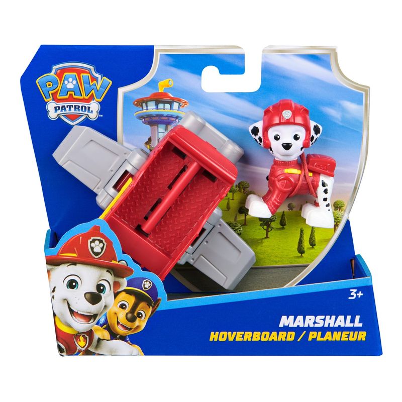 Jucarii, Copii si Bebe - Jucarii si jocuri - Vehicule si jucarii cu telecomanda - Masinute - Patrula catelusilor action pups set vehicul de salvare hoverboard si figurina marshall 5 cm - Infinity.ro