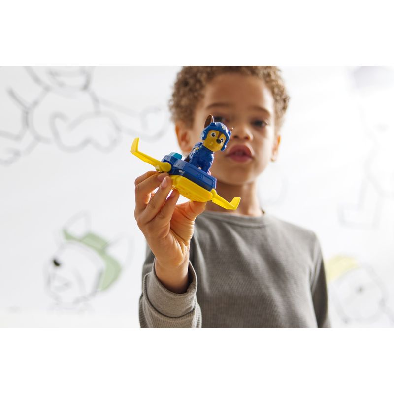 Jucarii, Copii si Bebe - Jucarii si jocuri - Vehicule si jucarii cu telecomanda - Masinute - Patrula catelusilor action pups set vehicul de salvare hoverboard si figurina chase 5 cm - Infinity.ro