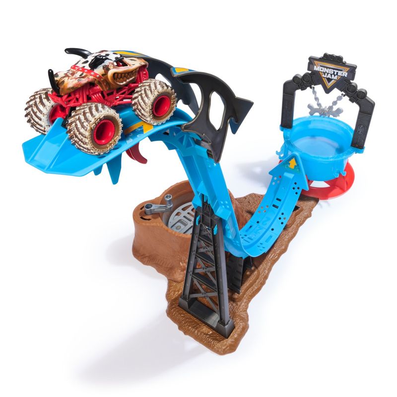 Jucarii, Copii si Bebe - Jucarii si jocuri - Vehicule si jucarii cu telecomanda - Masinute - Monster jam mud blasters set aruncatoare de noroi - Infinity.ro