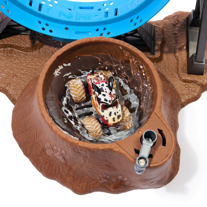 Jucarii, Copii si Bebe - Jucarii si jocuri - Vehicule si jucarii cu telecomanda - Masinute - Monster jam mud blasters set aruncatoare de noroi - Infinity.ro