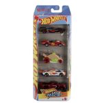 Jucarii, Copii si Bebe - Jucarii si jocuri - Vehicule si jucarii cu telecomanda - Masinute - Set 5 masini hot wheels lets race, culori deschise - Infinity.ro