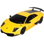 Jucarii, Copii si Bebe - Jucarii si jocuri - Vehicule si jucarii cu telecomanda - Masinute - Masina cu telecomanda lamborghini murcielago lp670 galben cu scara 1 la 24 - Infinity.ro