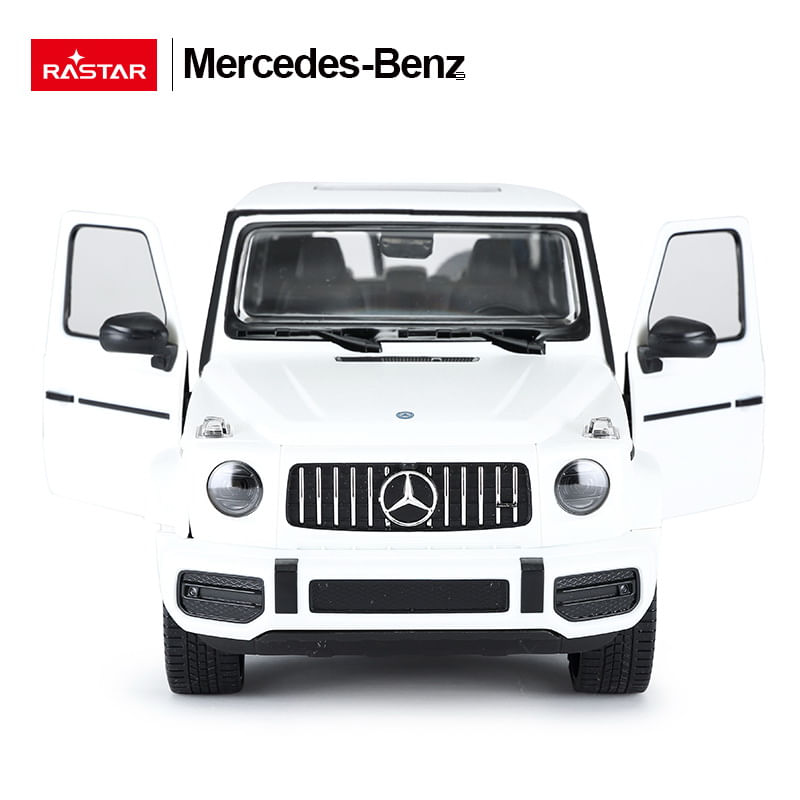 Jucarii, Copii si Bebe - Jucarii si jocuri - Vehicule si jucarii cu telecomanda - Masinute - Masina cu telecomanda mercedes-benz g63 alb scara 1 la 14 - Infinity.ro