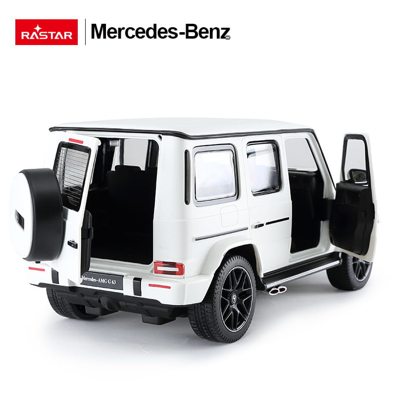 Jucarii, Copii si Bebe - Jucarii si jocuri - Vehicule si jucarii cu telecomanda - Masinute - Masina cu telecomanda mercedes-benz g63 alb scara 1 la 14 - Infinity.ro