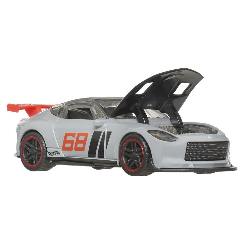 Jucarii, Copii si Bebe - Jucarii si jocuri - Vehicule si jucarii cu telecomanda - Masinute - Hot wheels masinuta metalica cu sistem pull back 2023 nissan z custom hw modified scara 1:43 - Infinity.ro