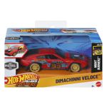 Jucarii, Copii si Bebe - Jucarii si jocuri - Vehicule si jucarii cu telecomanda - Masinute - Hot wheels masinuta metalica cu sistem pull back dimachinni veloce night burnerz scara 1:43 - Infinity.ro