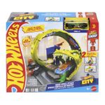 Jucarii, Copii si Bebe - Jucarii si jocuri - Vehicule si jucarii cu telecomanda - Masinute - Hot wheels city pista atacul spiral al sarpelui - Infinity.ro