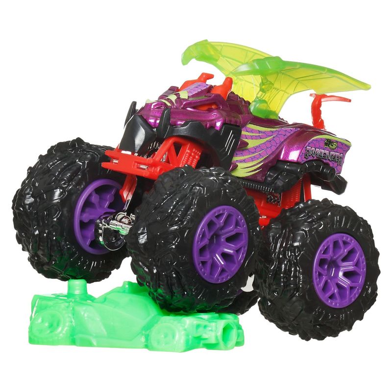 Jucarii, Copii si Bebe - Jucarii si jocuri - Vehicule si jucarii cu telecomanda - Masinute - Hot wheels monster truck masinuta dragonizer scara 1:64 - Infinity.ro