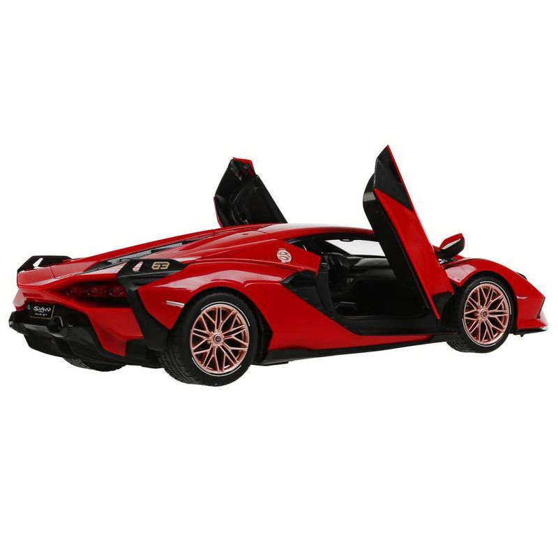 Jucarii, Copii si Bebe - Jucarii si jocuri - Vehicule si jucarii cu telecomanda - Masinute - Masina cu telecomanda lamborghini sian rosu cu scara 1 la 14 - Infinity.ro