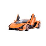 Jucarii, Copii si Bebe - Jucarii si jocuri - Vehicule si jucarii cu telecomanda - Masinute - Masina cu telecomanda lamborghini sian portocaliu cu scara 1 la 14 - Infinity.ro