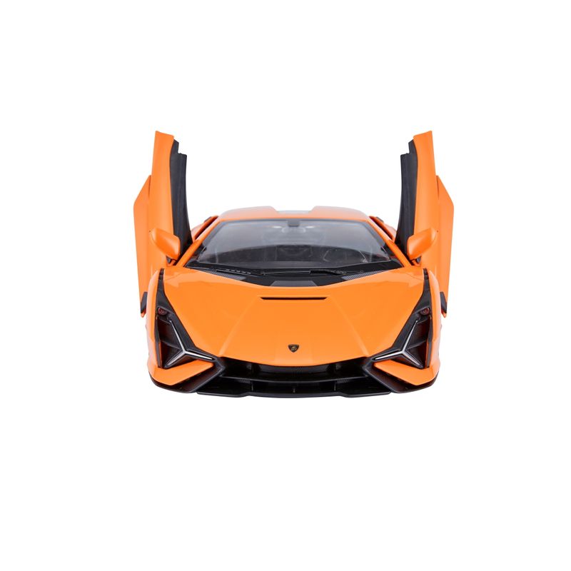Jucarii, Copii si Bebe - Jucarii si jocuri - Vehicule si jucarii cu telecomanda - Masinute - Masina cu telecomanda lamborghini sian portocaliu cu scara 1 la 14 - Infinity.ro