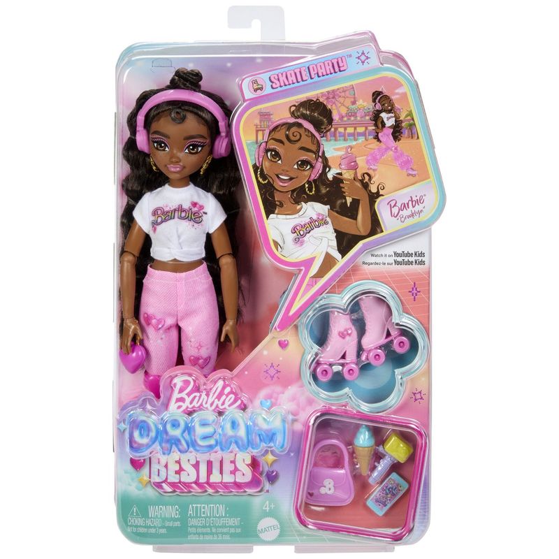 Jucarii, Copii si Bebe - Jucarii si jocuri - Papusi si accesorii - Papusi - Barbie dream besties papusa barbie brooklyn petrecere pe role - Infinity.ro