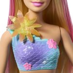 Jucarii, Copii si Bebe - Jucarii si jocuri - Papusi si accesorii - Papusi - Barbie papusa sirena floare magica cu par blond si coada albastra - Infinity.ro
