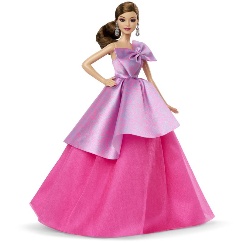 Jucarii, Copii si Bebe - Jucarii si jocuri - Papusi si accesorii - Papusi - Barbie papusa barbie birthday wishes satena cu rochie roz - Infinity.ro
