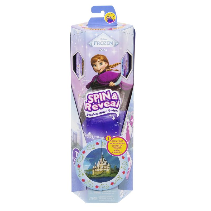 Jucarii, Copii si Bebe - Jucarii si jocuri - Papusi si accesorii - Papusi - Disney frozen spin and reveal papusa anna cu evantai - Infinity.ro