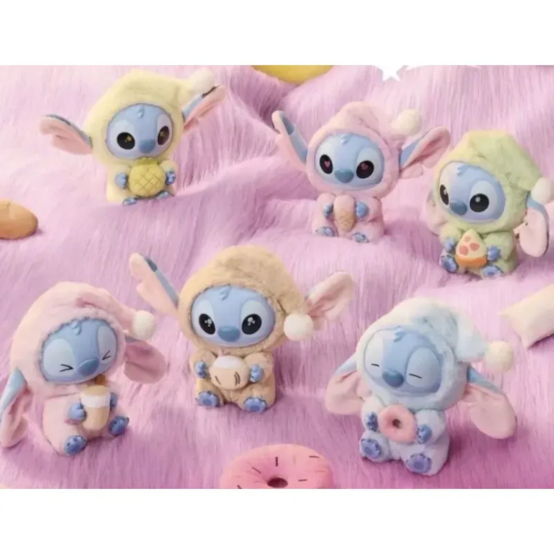Jucarii, Copii si Bebe - Jucarii si jocuri - Jucarii de plus - Breloc ABYZ Stitch de plus, tip Labubu, cutie misterioasa, multicolor, 15 cm 3+ ani - Infinity.ro