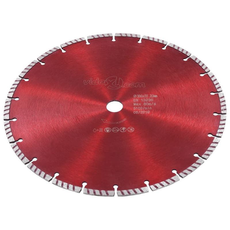 Casa si Gradina - Constructii - Scule electrice si accesorii - Accesorii polizare si slefuire - Disc diamantat de taiere cu turbo, otel, 300 mm - Infinity.ro