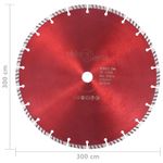 Casa si Gradina - Constructii - Scule electrice si accesorii - Accesorii polizare si slefuire - Disc diamantat de taiere cu turbo, otel, 300 mm - Infinity.ro