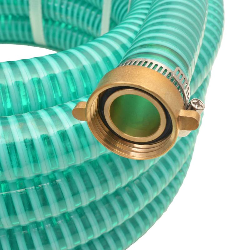 Casa si Gradina - Gradinarit si plante - Instalatii si accesorii pentru irigatii - Furtunuri de gradina si accesorii - Furtun de aspiratie, conectori de alama, 4 m,  25 mm, verde - Infinity.ro