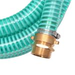 Casa si Gradina - Gradinarit si plante - Instalatii si accesorii pentru irigatii - Furtunuri de gradina si accesorii - Furtun de aspiratie, conectori de alama, 4 m,  25 mm, verde - Infinity.ro