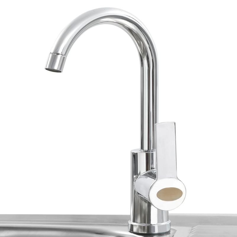 Casa si Gradina - Sanitare - Chiuveta bucatarie si accesorii - Chiuvete bucatarie - Chiuveta de camping cu o cuva, cu robinet, otel inoxidabil - Infinity.ro