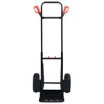 Casa si Gradina - Constructii - Depozitare, transport si protectie - Accesorii echipamente pentru transport si ridicat - Carucior telescopic manual, 200 kg, negru si rosu - Infinity.ro