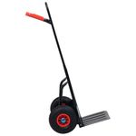 Casa si Gradina - Constructii - Depozitare, transport si protectie - Accesorii echipamente pentru transport si ridicat - Carucior telescopic manual, 200 kg, negru si rosu - Infinity.ro